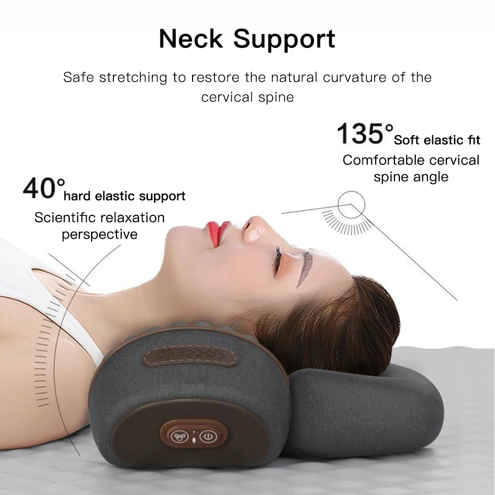 2024 Electric Shiatsu Neck Massager Pillow Cushion Pain Relief Neck And Back Car Neck Massager Pillow With Heat