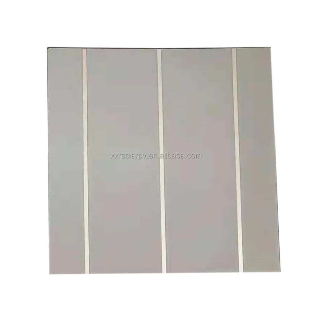 A Grade 158.75mm 3bb 21.3% 5.24w Monocrystalline Continuous Busbar Solar Cell Wholesale for DIY Solar Panel