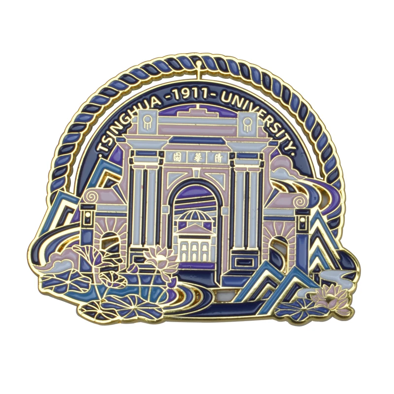 Factory Custom Design Your Own Logo Cast Iron Cute Kawaii Badge Lapel Enamel Pin Manufacturer No Minimum Requirements