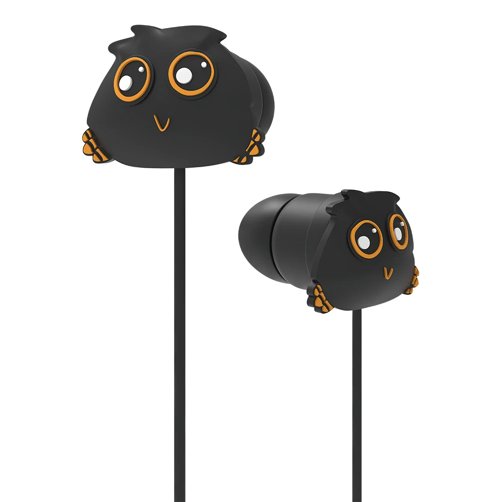 2022 guangdong electronic product cute earphone for girls cartoon kids wired headphones with microphone