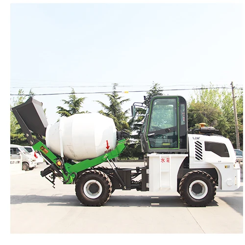 Manufacturer Provided Small  Mobile Self Loading Concrete Mixer Truck