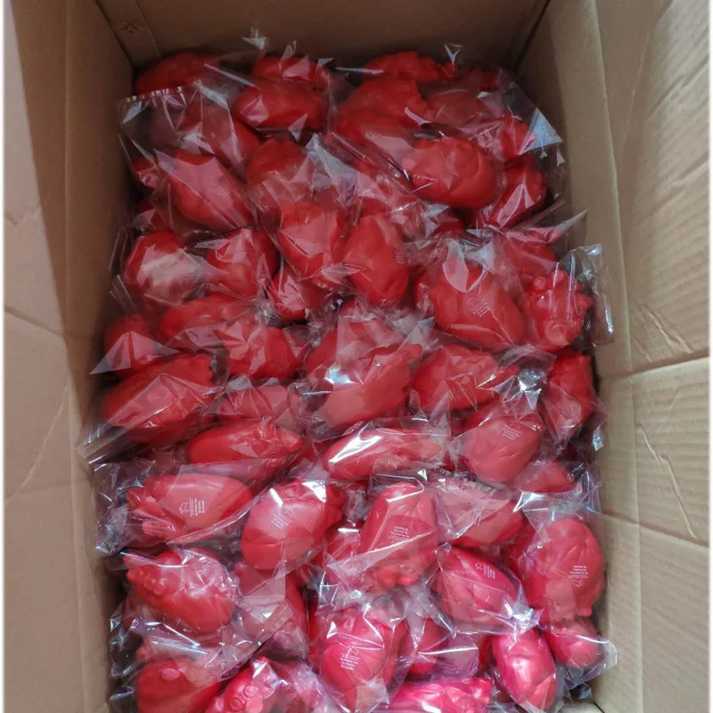 BSBH Promotion Relief Toys PU Foam Heart Organ Stress Ball Anti Stress Heart Toys with Logo for Hospital