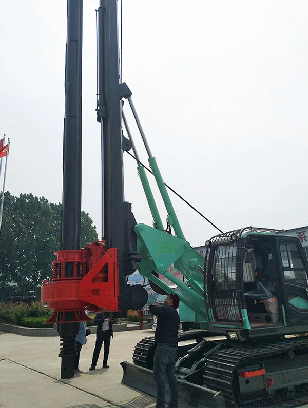 20m 30m depth of rotary blasthole drilling rig engineer rig of bored pile rotary drilling rig machine