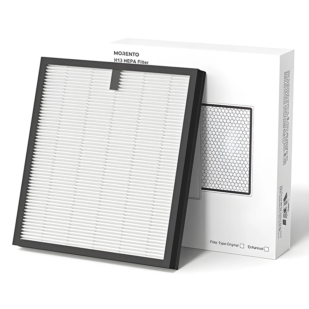 HY4866 True Air Purifier Hepa Filter and Activated Carbon Filter Replacement for Dust, Pet Dander, Smoke, Pollen for Bedroom