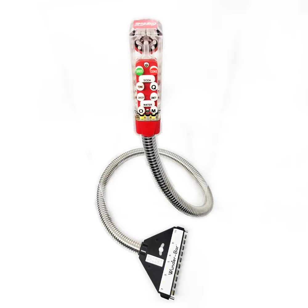 post mix soda fountain dispenser 4-12 ways soda bar gun system with under counter chiller