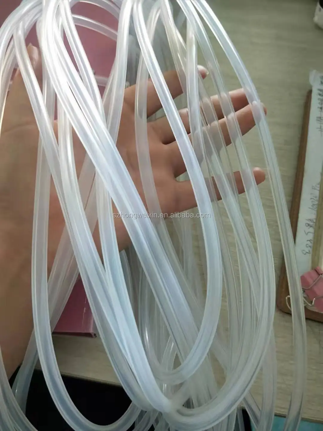 Customized China Factory Heat resistance transparent food grade silicone hose