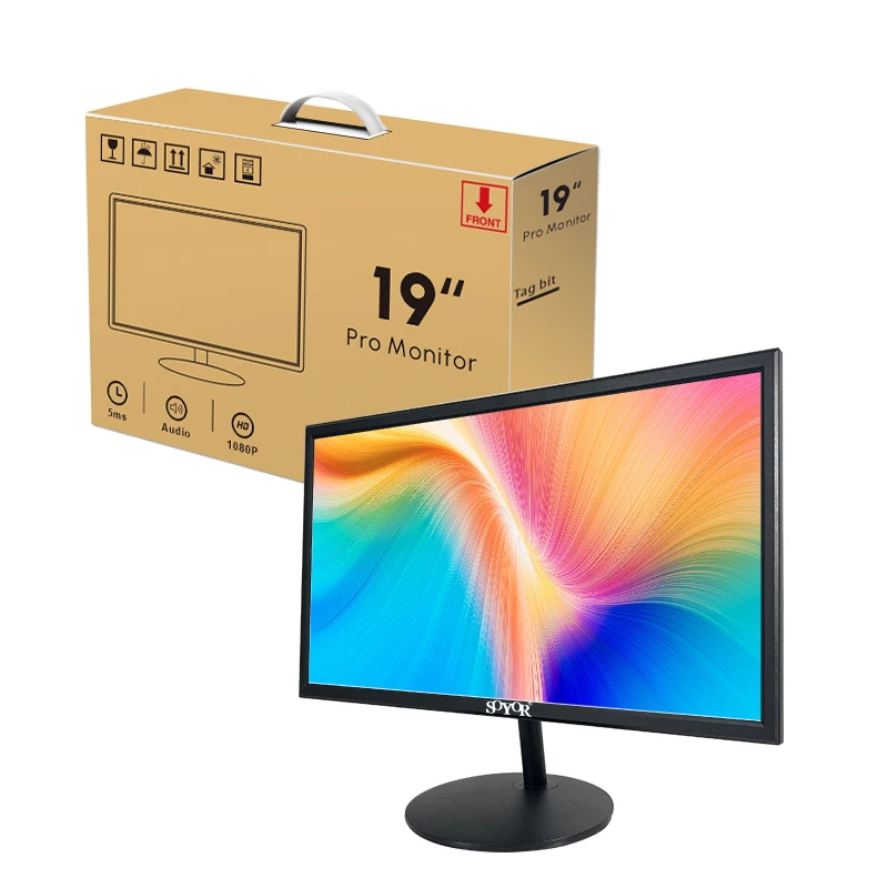 Cheap costs Wholesale 19 inch LCD Monitor 1440x900,16:10, VGA and HDMI, to Russia and EU,Brazil etc