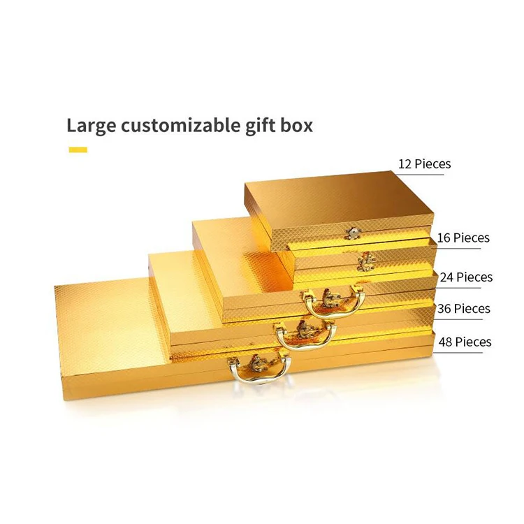 Modern Pvd Gold Plated Flatware 12/16/24/36 Pcs Fork Spoon Knife Cutlery Set With Wooden case