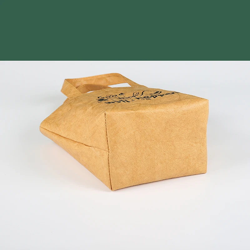 Laminated non woven tyvek custom pattern printing reusable mini waterproof eco dupont tyvek fabric paper shopping tote bag