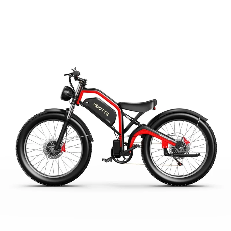 DUOTTS N26 Electric Bike 48V 20AH 750W*2 Dual Motors 26 Inch Fat Tire Electric Bikes Adults Shimano 7 Speed Speed Up to 55km/h