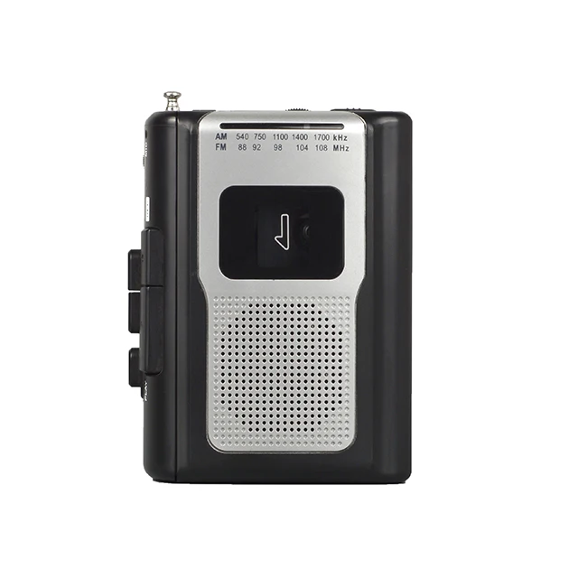 Factory Wholesale mini vintage Pocket black portable audio tape Walkman Cassette player am fm radio cassette recorders