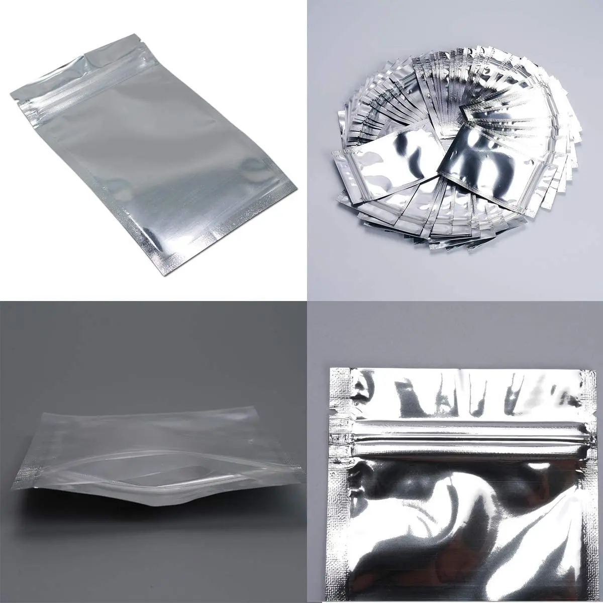 Aluminum Foil Packaging For Toners Powder Bodybuilding Food Biodegradable Stand-up Pouches Aluminium Coated Plastic Bags