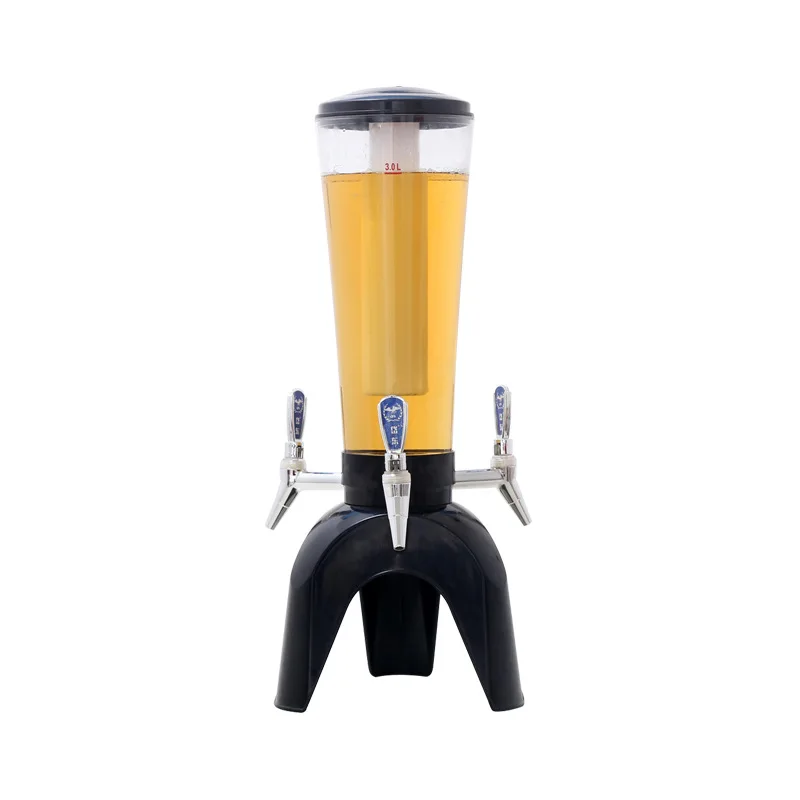 Hot Sales 1.5L and 3L bar Pub Draft 3 Taps Drink Beer Dispenser Tower