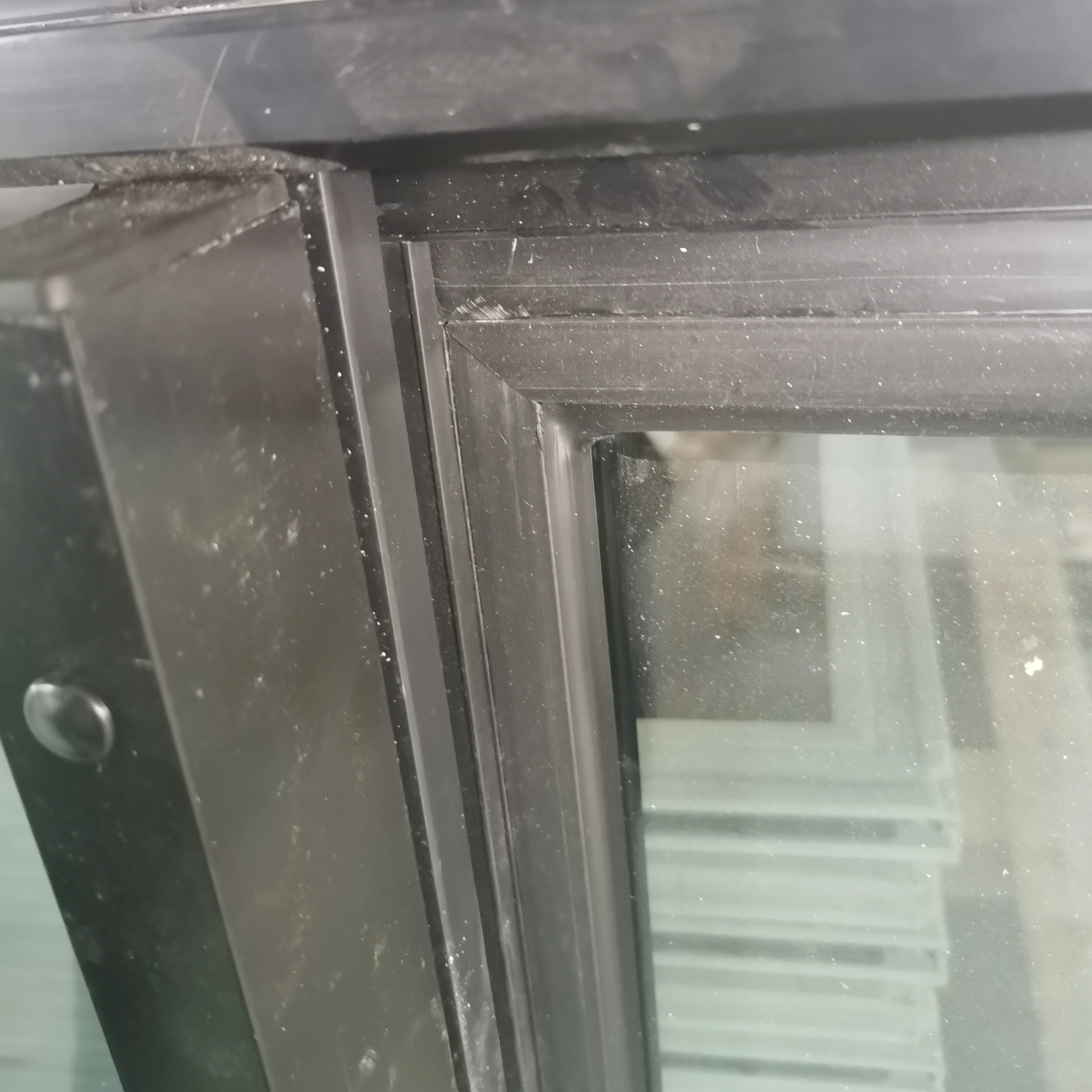 Single hung vinyl black frame glass windows upvc/pvc plastic colors factory window Hot Sale American Style