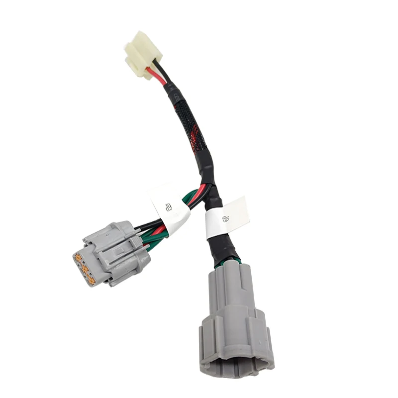 По индивидуальному заказу дальнего света жгут проводов 6 полюс Мужской Женский кабель с разъемами