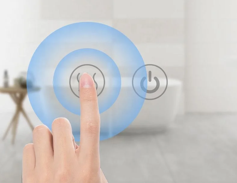 Led Smart Bathroom Mirror Vanity Oversize Half Round Circle Furniture Decoretival Frameless LED Bathroom Mirror