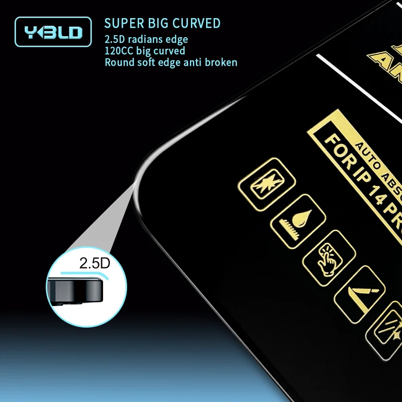 Hot sale 9H Premium ESD Tempered Glass Mobile Phone Anti Static Screen Protector Protective Film For iPhone 14 13 12 11