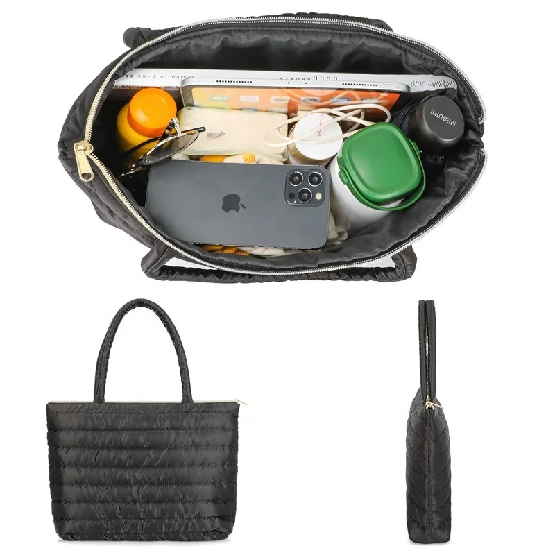 Fashion Women Hobo Shoulder Bag Large Capacity Tote Bag Purse Handmade Bags Handbag with Zipper School Work Travel