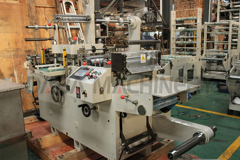 DINGYU flatbed flat bed roll paper label automatic die cutting machine