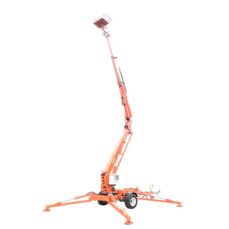 Best Quality for Brand New Towable Spider 12M 14M 16M Lift Telescopic Cherry-Picker Scissor Tractor Boom in Stock