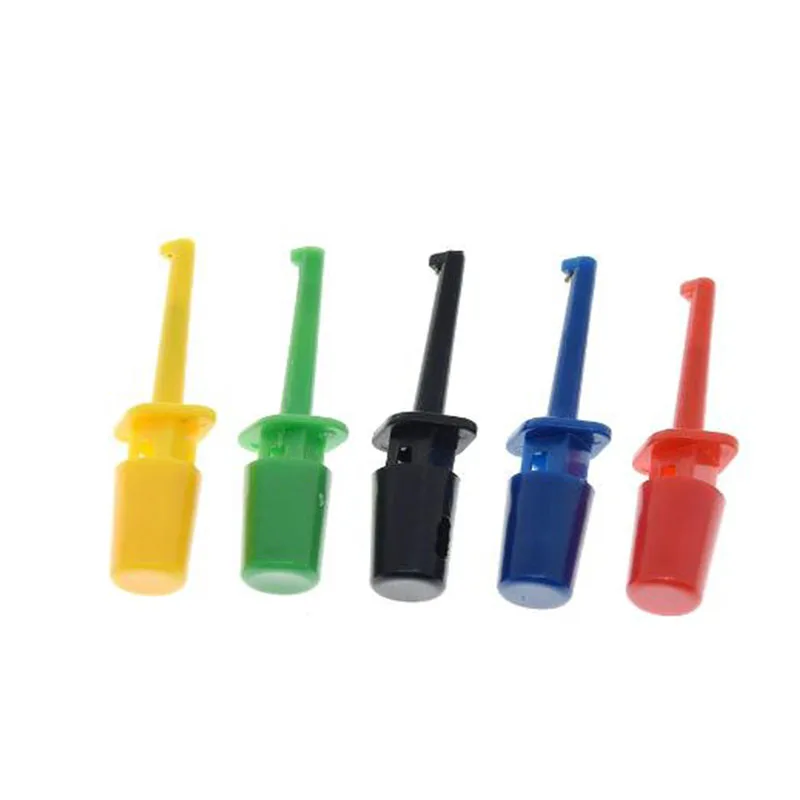 Mini Single Test HOOK Clip Test Probe For Electronic Testing IC Grabber Small Size Round Crocodile Clip