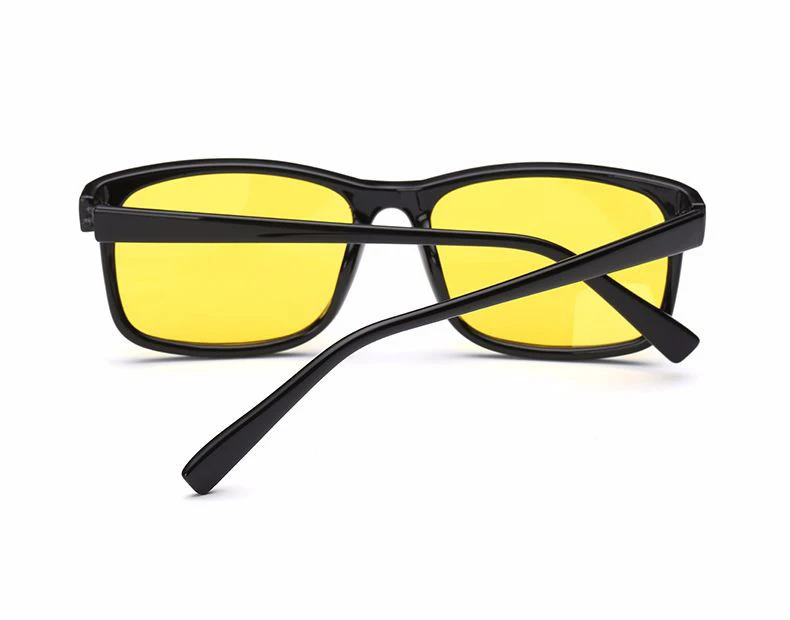 Night Printed Logo Square Yellow Anti Blue Light Blocking Computer Phone Glasses Men Women Eyeglasses Frames