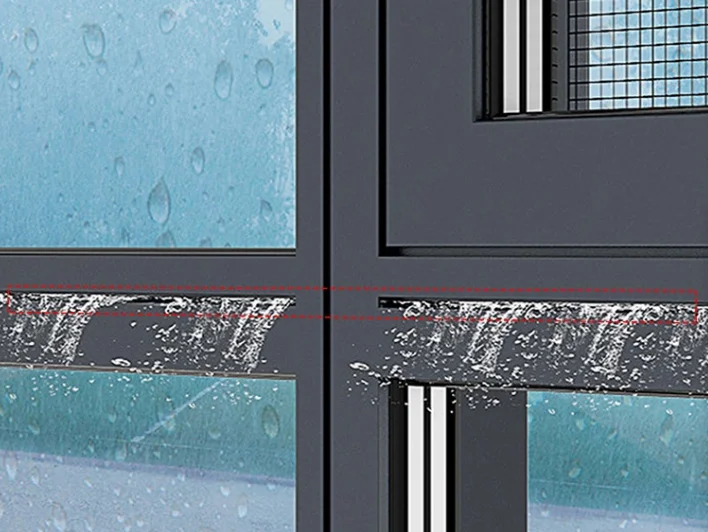 French Style Residential PVC Windows Double Pane Window uPVC Casement Window