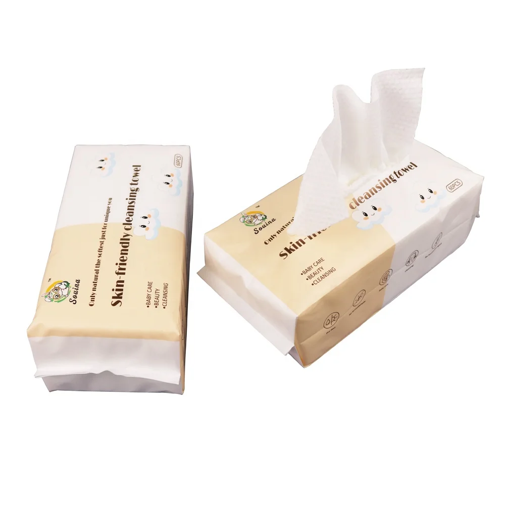 Souina brand Disposable face Towel disposable pure cotton Towels Manufacturer Disposable Bath Towel Cleaning