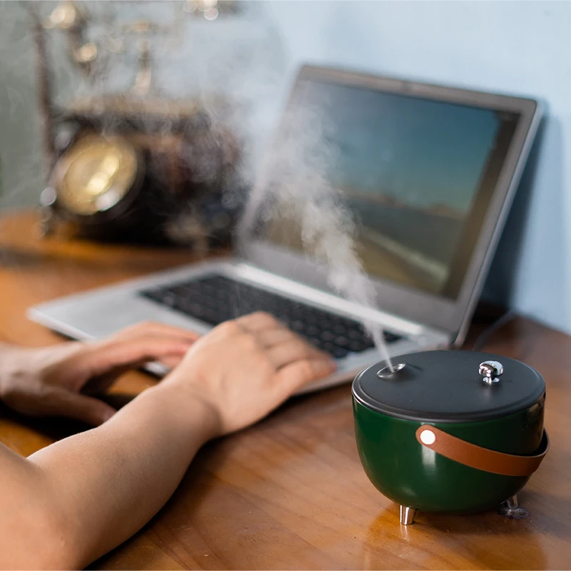 
Cool Mist Ultrasonic USB Home Air 350ML Wireless Small Humidifier Mini Aromatic 