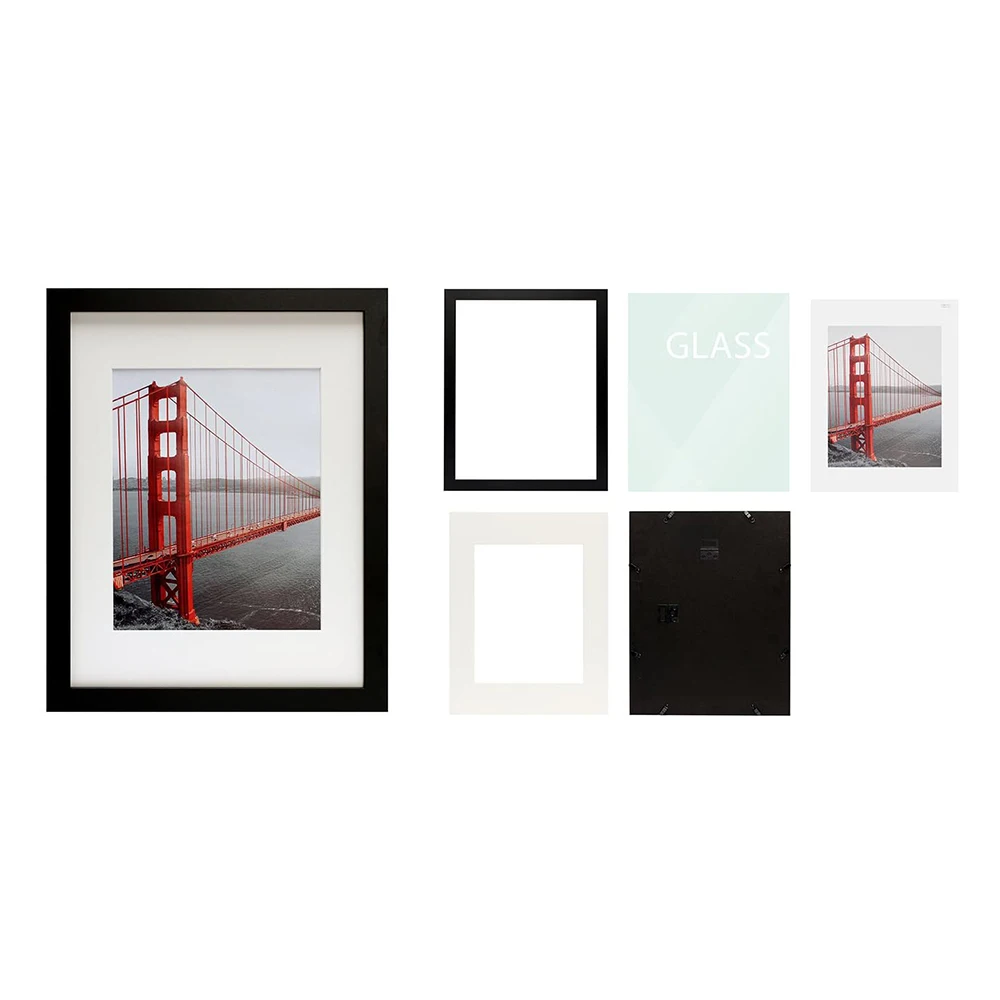  Wholesale 8x10 11x14 vintage wall 3d wooden Poster frame photos pictures