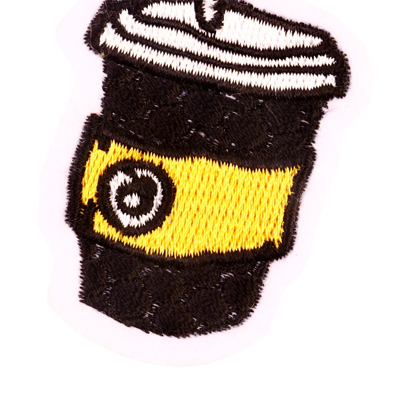 girly lovely Drinks made in China patch military embroidery badge