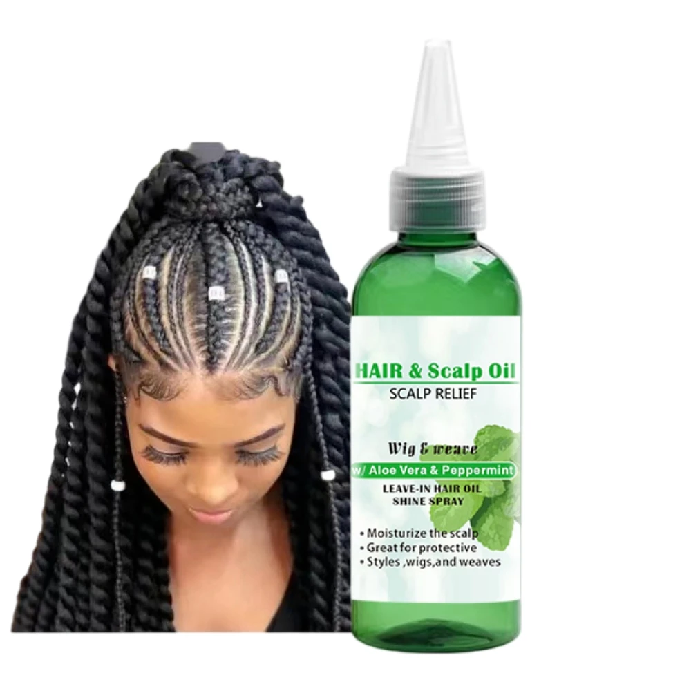 Private Label Natural Organic Biotin Keratin Anti Loss Regrowth Hair Treatment Scalp Care Products Hair Growth Oil Serum
