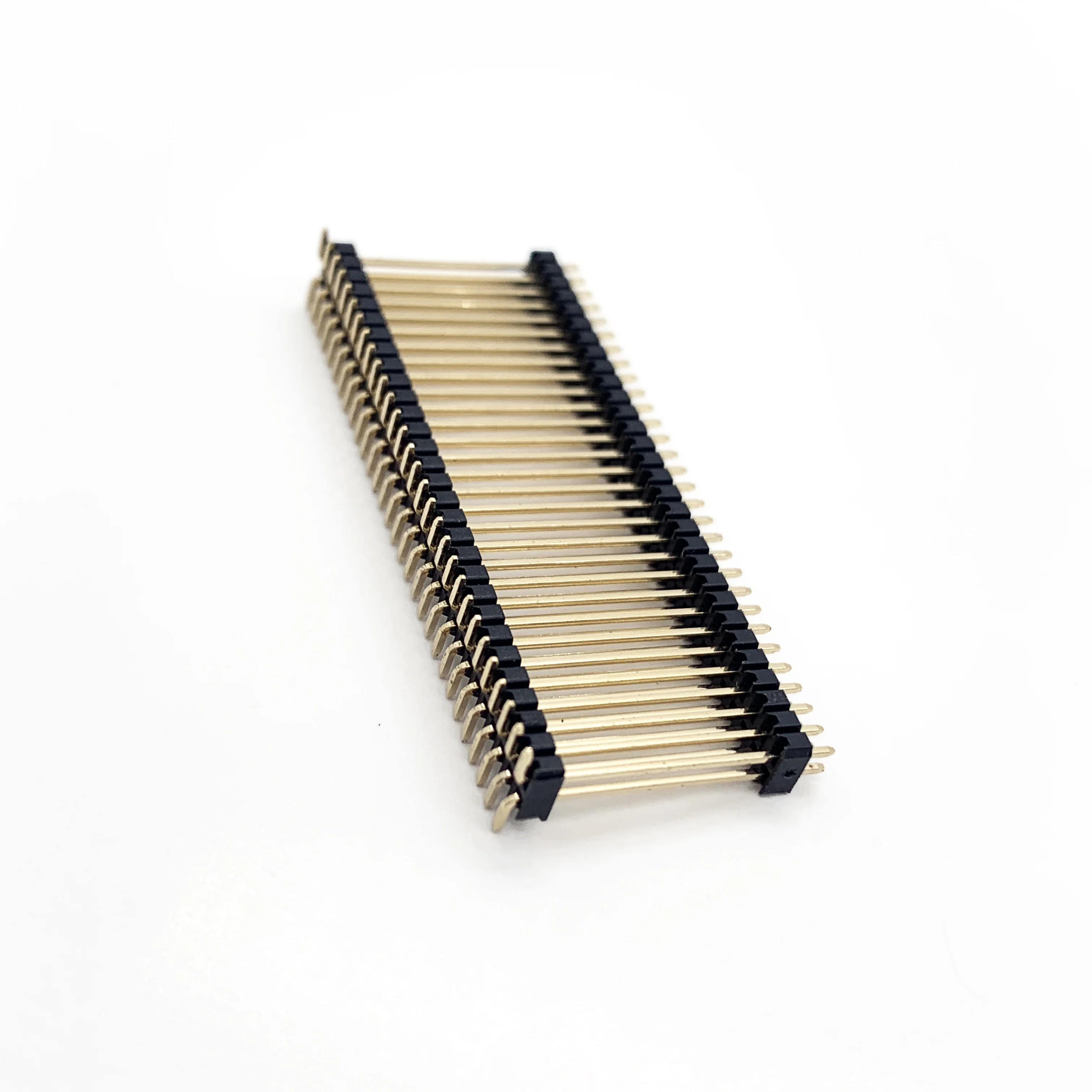 Pcb Male Connector Single Row Pin Header 6P 8P 10P 12Pins 1.27Mm 2.54Mm Smd Smt Pin Header Connector