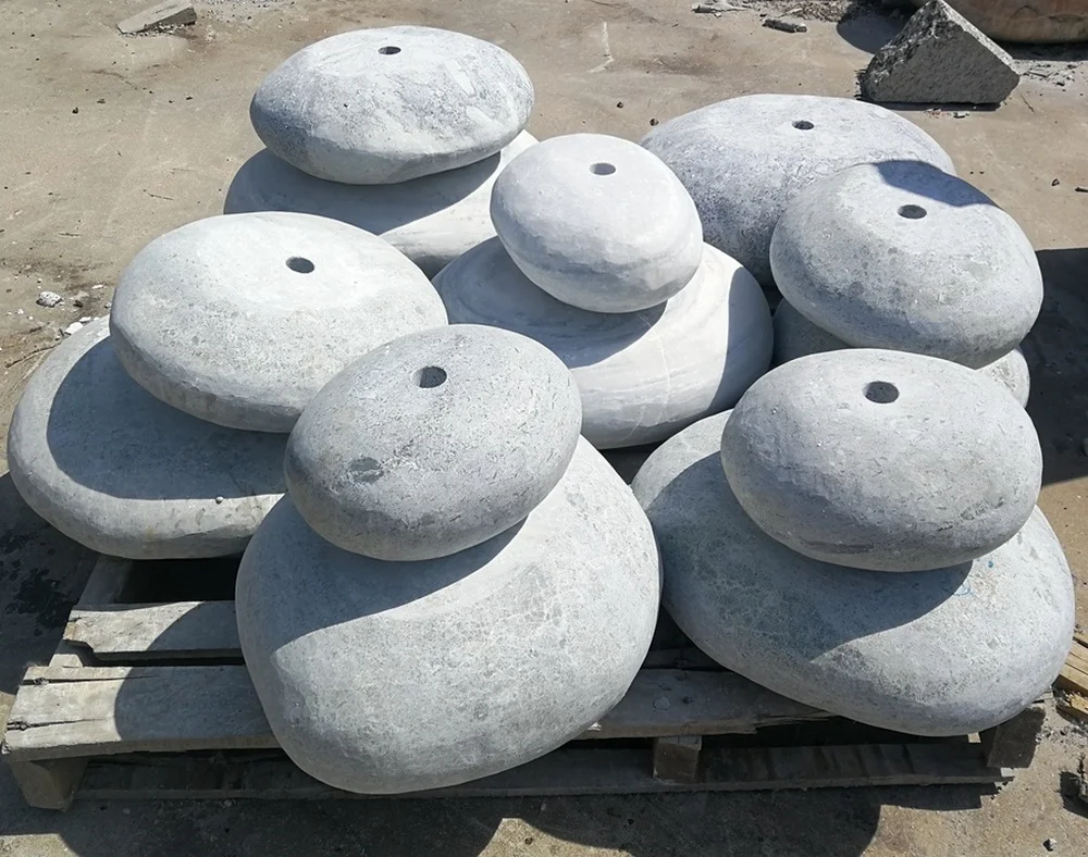 Simple Natural Granite Fountain Outdoor Water Garden Stone Fountain Made In China