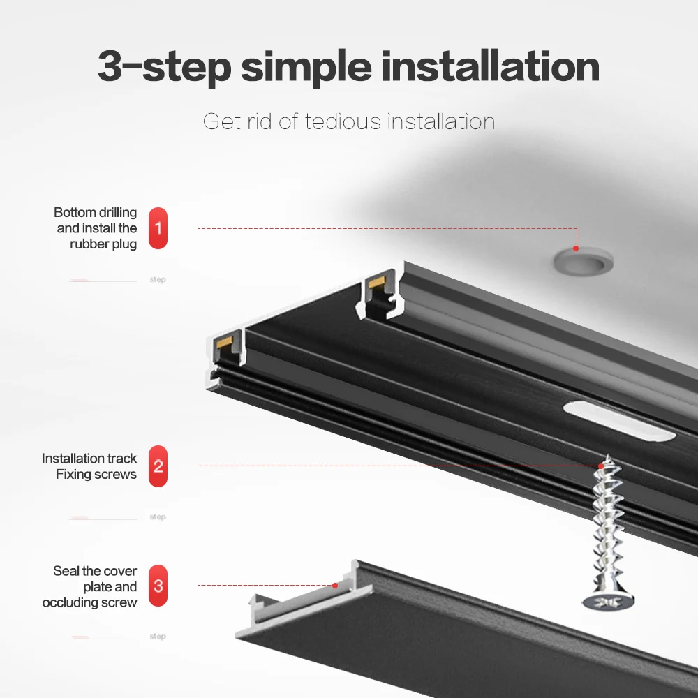 Modern No Main Light Design Home Magnet Ultrathin Rail Tuya Smart Led Magnetic Suction Track Light