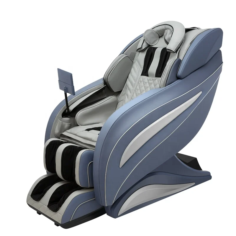 Sky Blue Massage Chair Home Use Comfort PU Leather Senior Rocking Massage Chair A09S