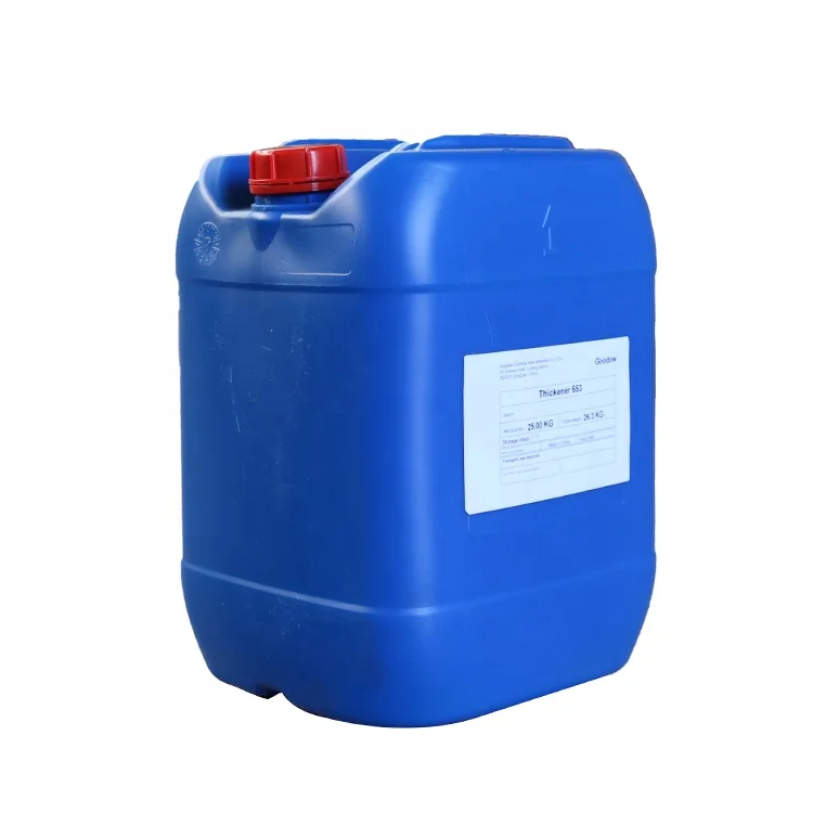 
Water based chemical thickening agent for textile printing 