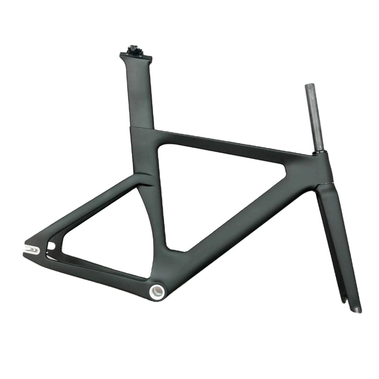 Super light carbon fiber t800 track frame road frames fixed gear bike frameset with fork seat post bicycle frame