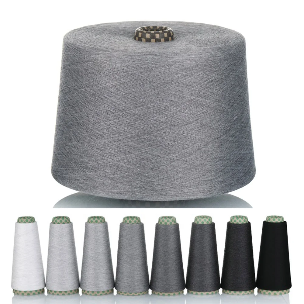 Wholesale  High Quality Polyester Viscose Blended Yarn For Making Fabrics Anti Pilling Knit Staple Fiber Yarn For Knitting Socks