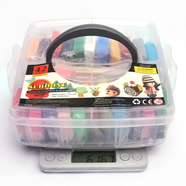 Popular Customize Sticker Jewelry DIY Material 24 Colors 20g Set Polymer Clay