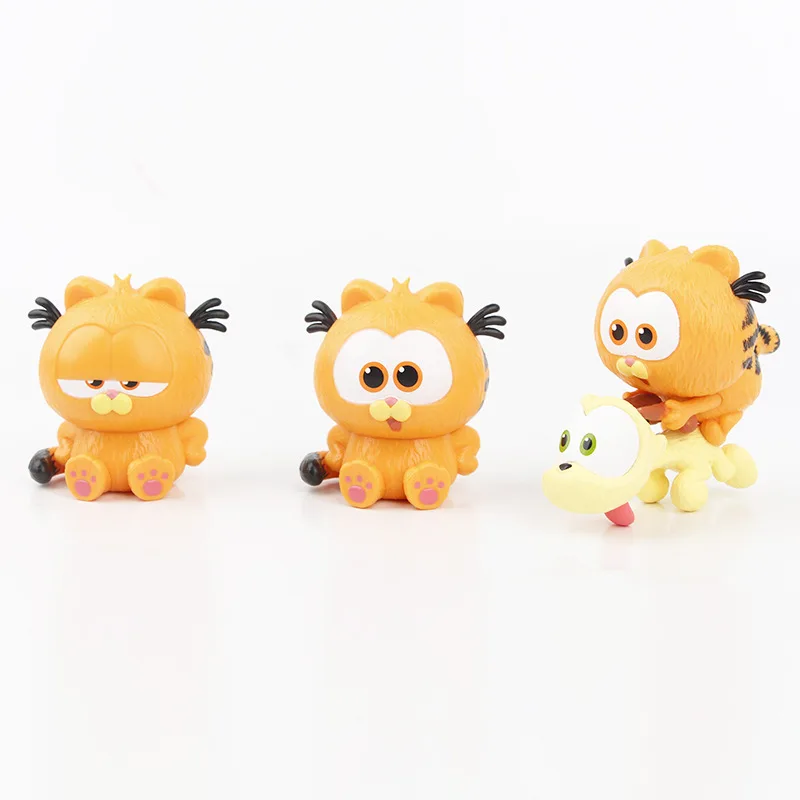 Zealed 6 Pieces/Set Exotic ExoticShorthair Gaffey Cat Collection PVC Model Action Figure Cartoon Cute Doll Toys Wholesale
