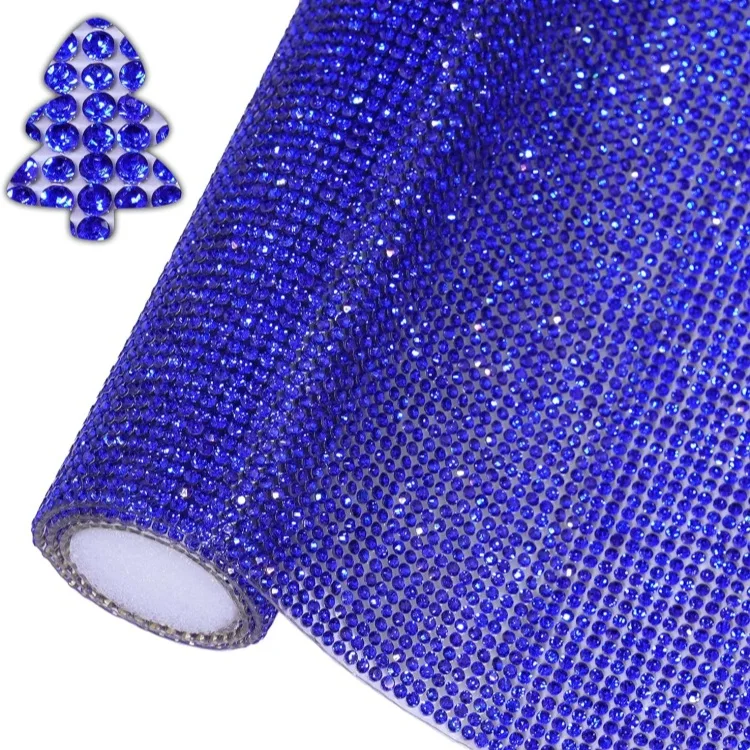 40 cm * 24 cm car rhinestone sheet hot fix transfer Crystal Diamond Sticker iron on patches for clothes