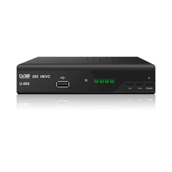H.265 STB DVB T2 Decoder Free to Air Channel Digital Set Top Box DVB T2 Receiver with Ethernet