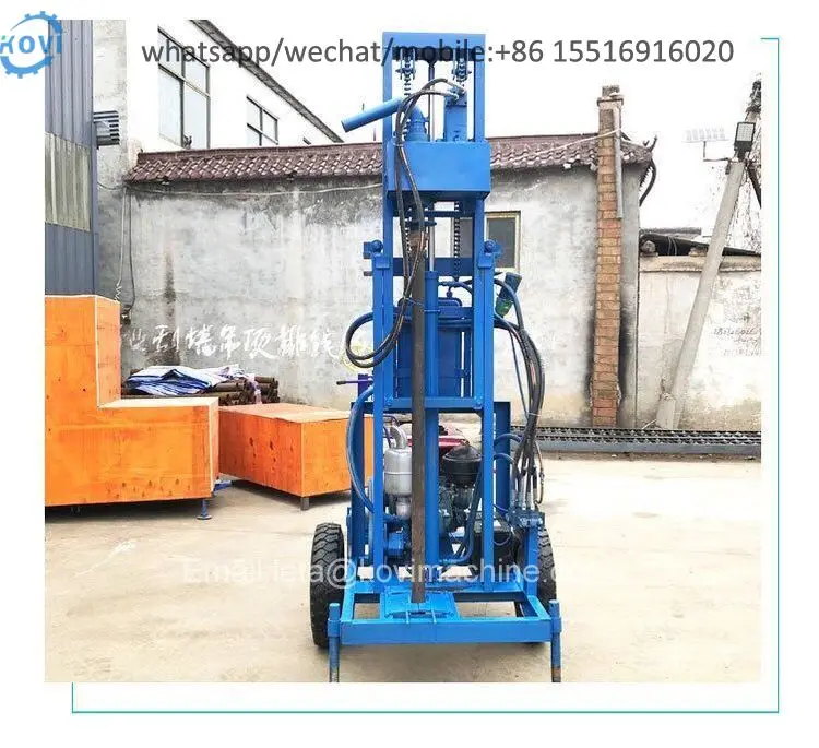 Portable 150m 200m 300m  Mini Borehole Drilling Equipment For Water Wells