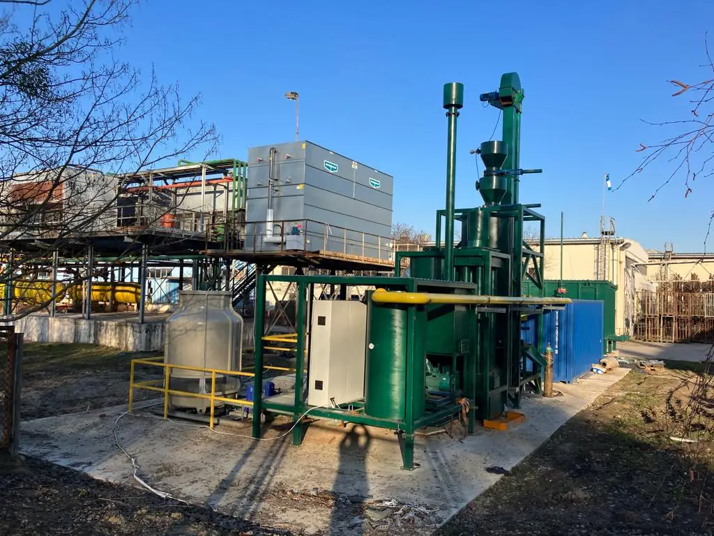 Urban solide waste refuse pyrolysis  gasifier power plant /Urban solid waste gasification power generation