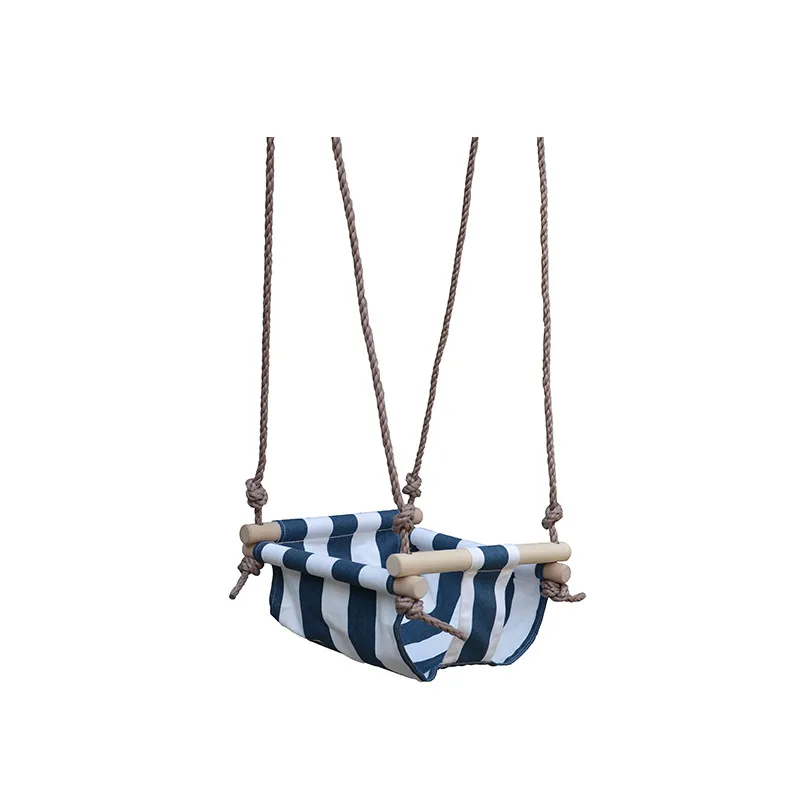 
Wholesale infant indoor canvas hanging children baby kids single toddlers swing chair seat 
