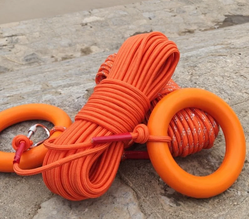 Hot sell 1974 SOLASWater lifebuoy reflective rope water safety rescue rope swimming buoy floating rope