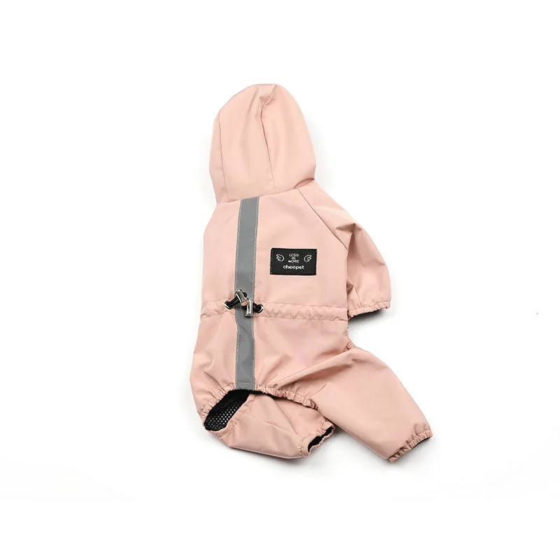 Hot Sale OEM/ODM New Pet Lightweight Raincoat Premium Breathable All Seasons Universal Pet Reflective Raincoat for Cats Dogs