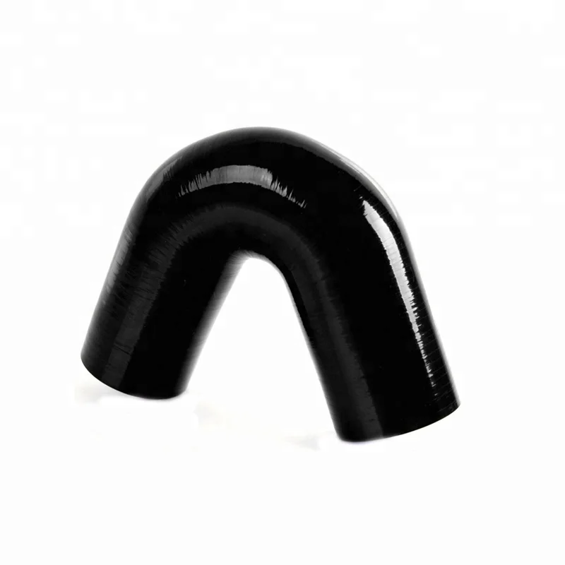 4 ply polyester 135 degree car elbow reinforced silicone rubber hose
