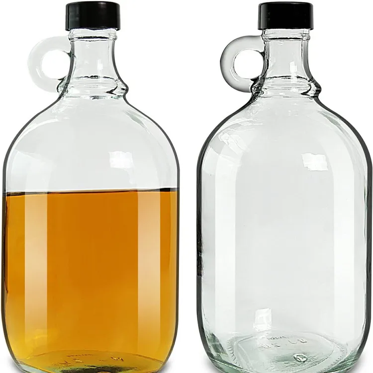 Wholesale 16oz beverage glass bottle empty amber  vodka glass beer bottle